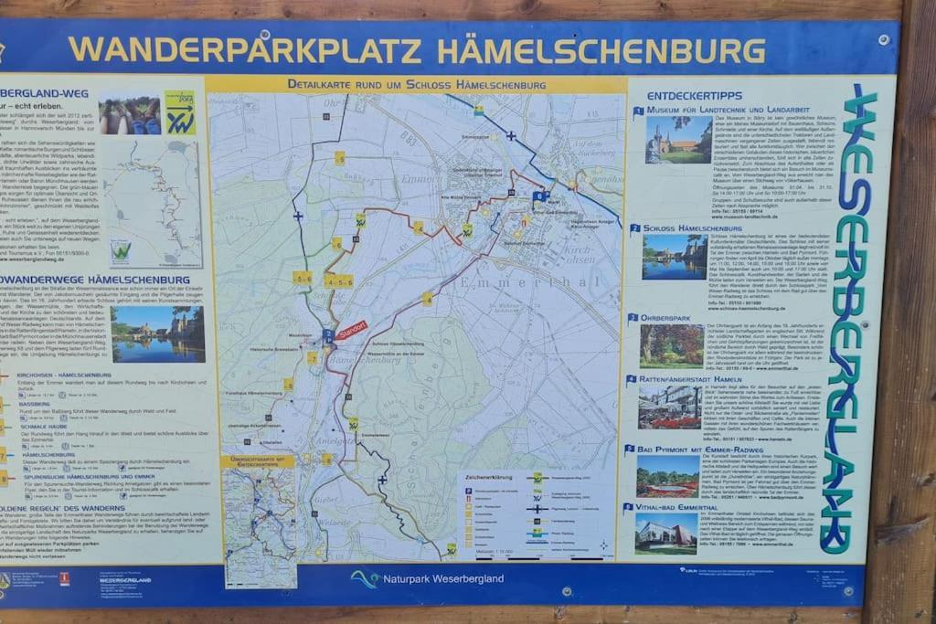 Schoene Ferienwohnung T&N Im Weserbergland Emmerthal Exterior foto